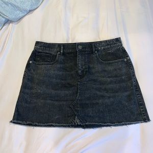 Express Denim Mini Skirt